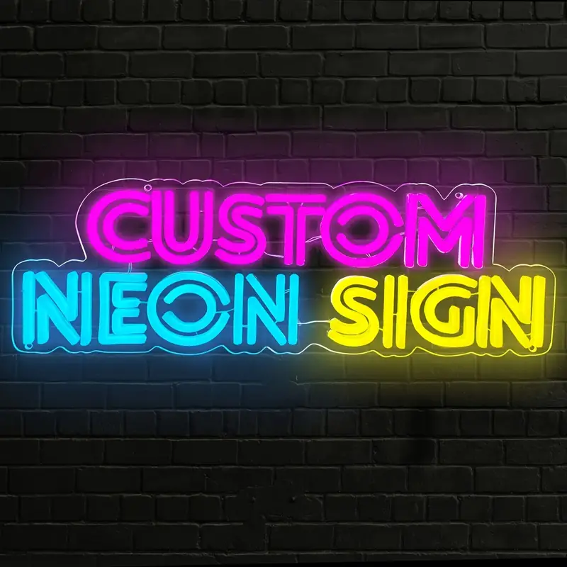 Personalized Neon Sign With Changeable Letters